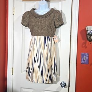 Ali Ro Vintage dress silk wool size 2